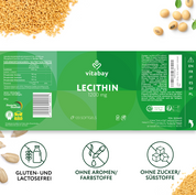 Lecitina 1.200 mg - 120 capsule molli vegane