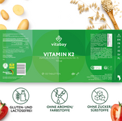 Vitamina K2 100 µg - 120 compresse vegane