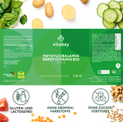 Depot di vitamina B12 5000 mcg - Pastiglie vegane