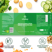 Depot di vitamina B12 5000 mcg - Pastiglie vegane