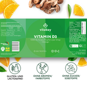 Vitamina D3 liquida 1.000 UI - Gocce vegane da 50 ml