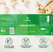 Zinc-50 Depot - Compresse vegane