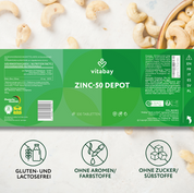 Zinc-50 Depot - Compresse vegane