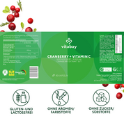 Mirtillo Rosso + Vitamina C - 90 capsule vegane