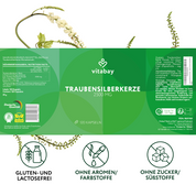 Traubensilberkerze Extrakt 2500 mg - 120 vegane Kapseln