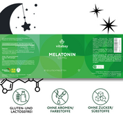 Melatonina 0,5 mg - Pastiglie vegane - L'ormone del sonno!