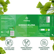 Ginkgo Biloba 6000 mg - 180 capsule vegane