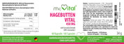 Hagebutten Vital 450mg mit Curcuma Extrakt - 60 Kapseln