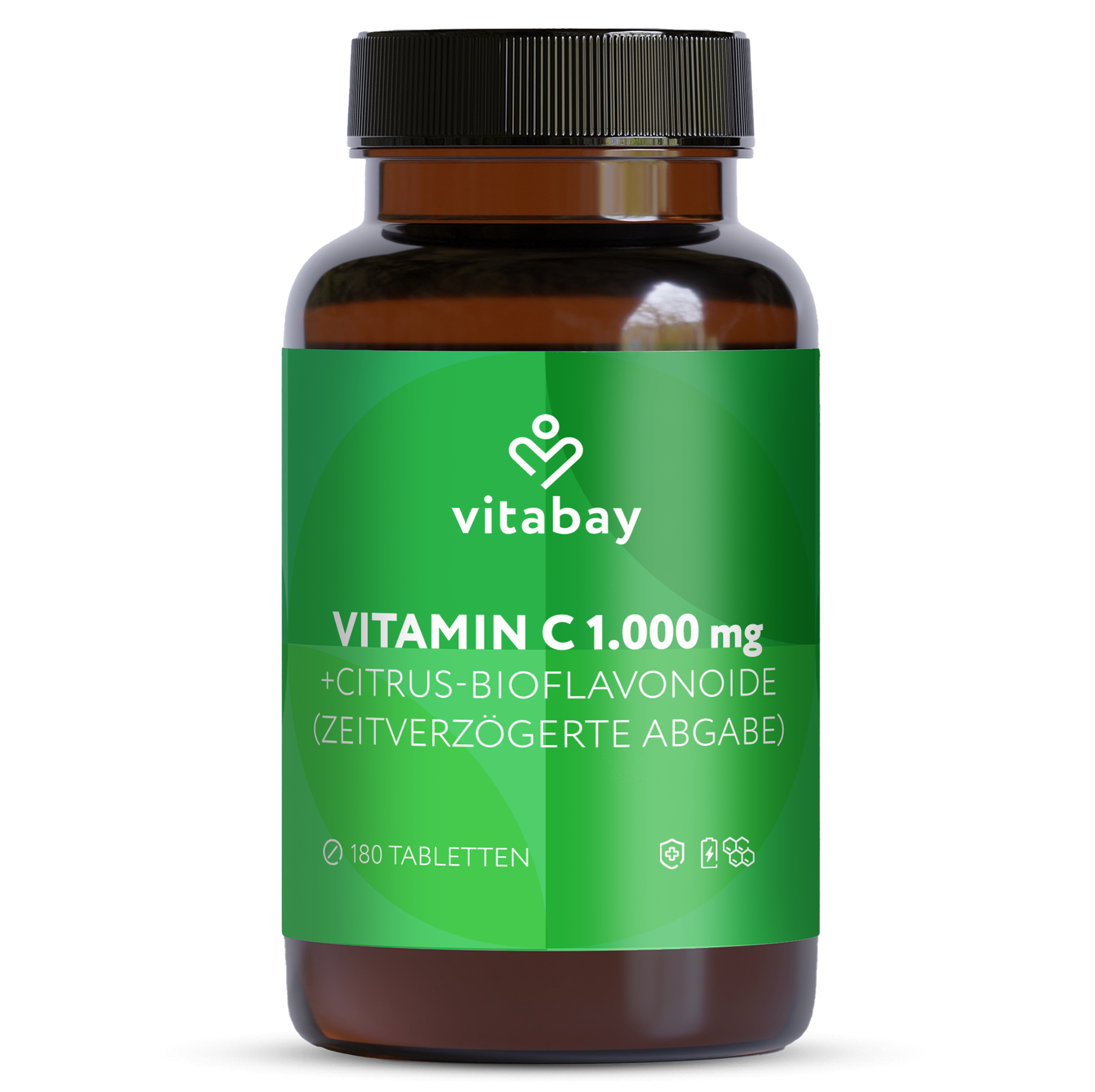 Vitamina C 1000 mg + Bioflavonoidi (Time Release) - Compresse vegane