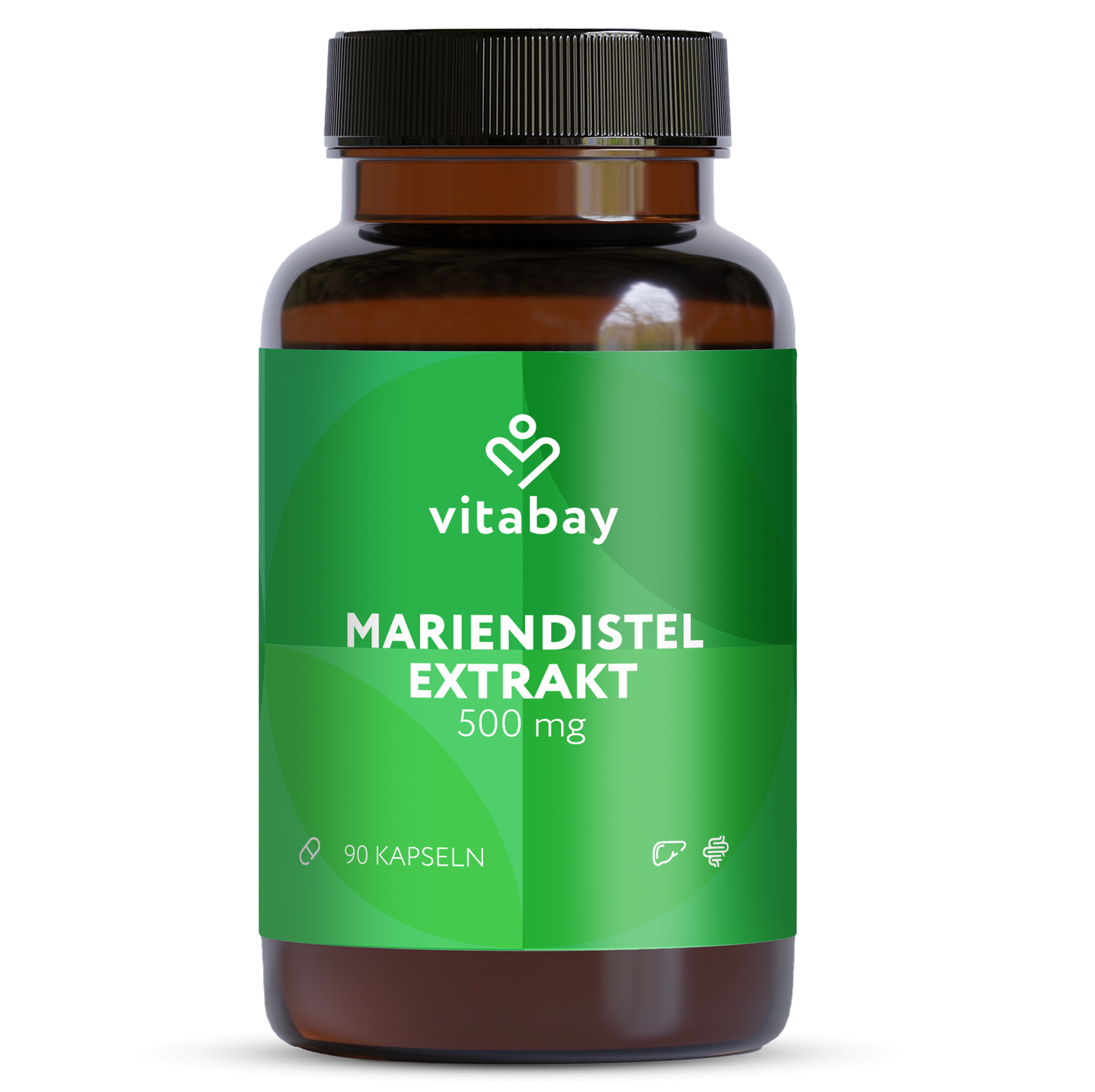 Mariendistel Extrakt 500mg vegan - 90 Kapseln