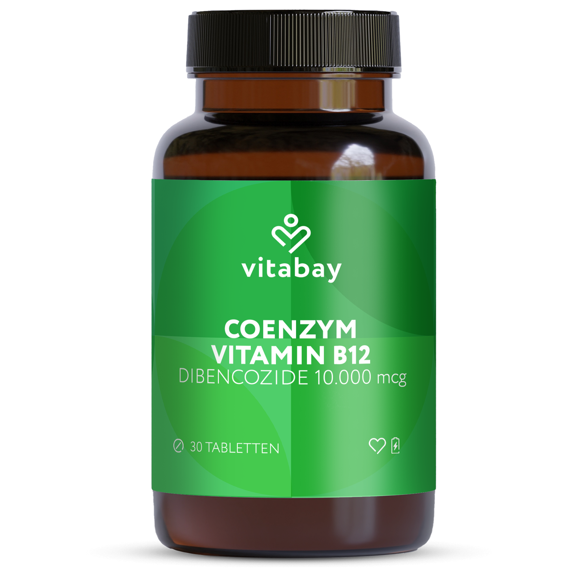 Coenzima Vitamina B12 Depot - Dibencozide 10.000 mcg - 30 compresse vegane