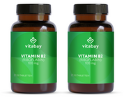 Vitamina B2 Riboflavina 100 mg - 200 compresse vegane