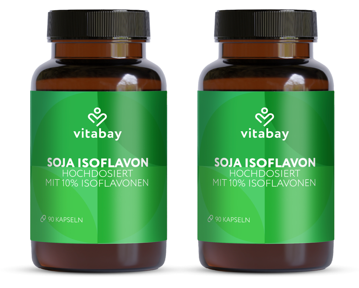 Isoflavoni di soia con il 10% di isoflavoni per capsula - 90 capsule vegane