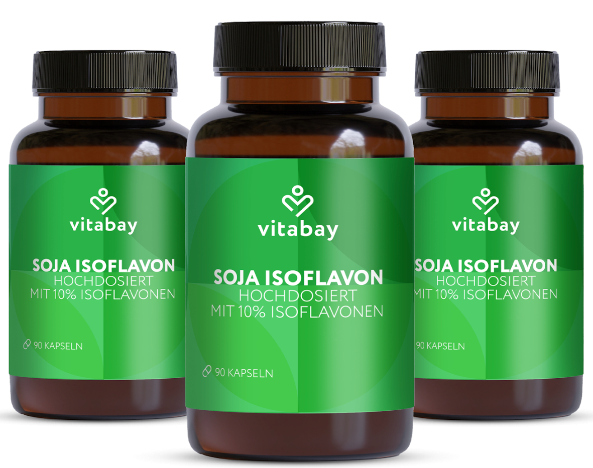 Isoflavoni di soia con il 10% di isoflavoni per capsula - 90 capsule vegane